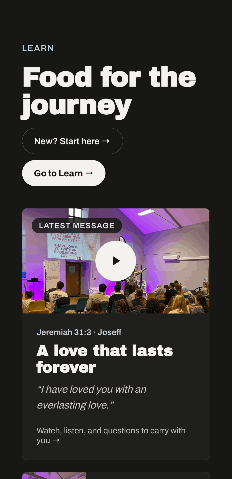 Listen on mobile