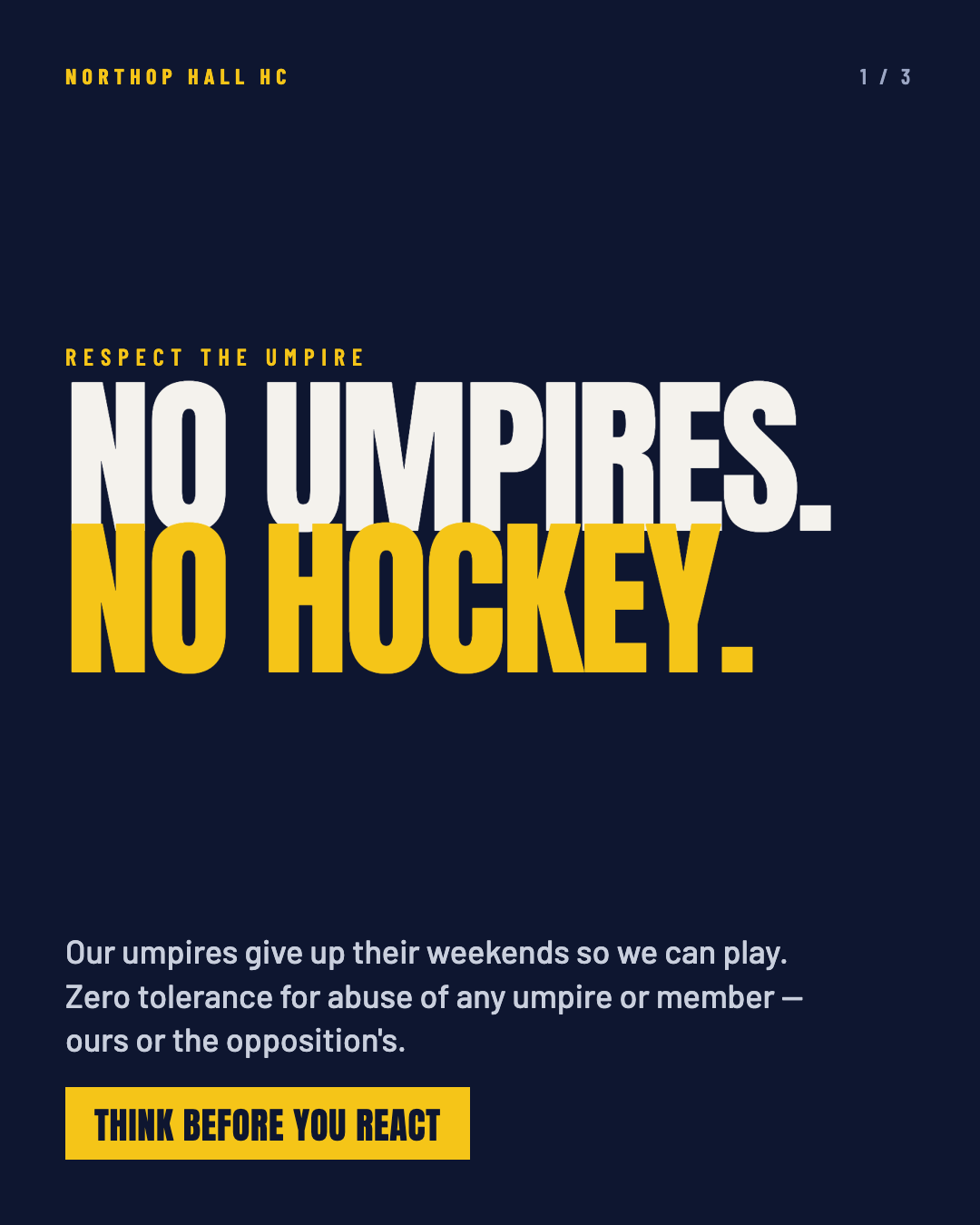Club notice graphic