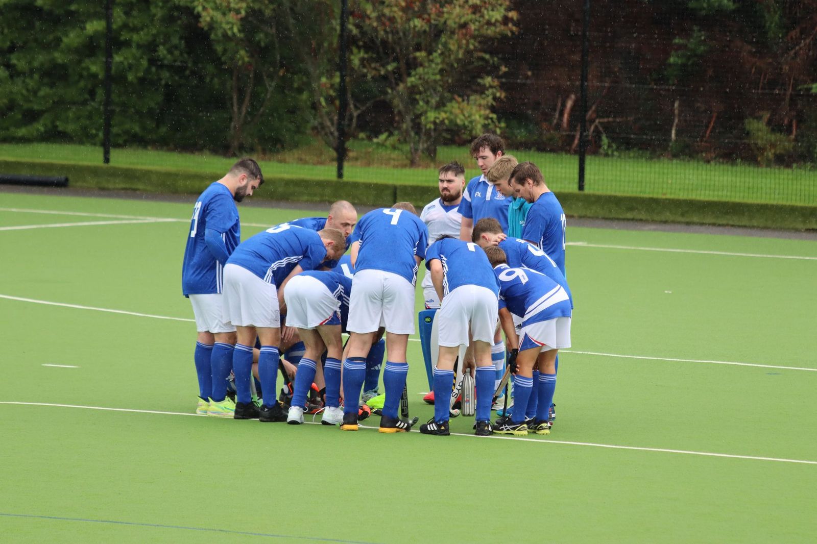 Team huddle